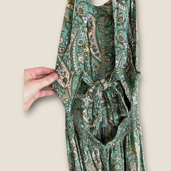 Ivory Bohemian Maxi Dress Size 6 - Picture 4 of 6